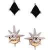 Alex and Ani Moon Magic Earrings(Celestial Earring set of 2 (Two Tone))