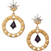 Alex and Ani Moon Magic Earrings(Moon Phase Statement Earring (Two Tone))