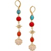 Alex and Ani Moonlight Beach Pearl Charm Necklace(Moonlight Beach Linear Earring)