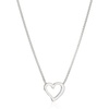 Alex and Ani Path of Symbols Adjustable Necklace for Women, Heart Pendant, Sterling Silver, 15 to 18 in(.925 Sterling Silver)