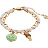 Alex and Ani Polly Pocket™ Jewelry – Nostalgic Enamel & Resin Charms, Adjustable Fit, Nickel-Free Finish(Shiny Gold)