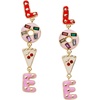 image:imageAlex and Ani Sweet Shop Love Linear Earring Shiny Gold