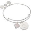 Alex and Ani “Wild at Heart” Duo Charm Pendant Necklace(Bangle)