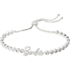 ALEX AND ANI Barbie™ Bracelets(Tennis Bolo Bracelet (Shiny Silver))