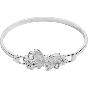 ALEX AND ANI Glass Butterfly Bracelets(Tension Bangle)