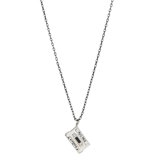 Alex and Ani ‘90s Nostalgia Cassette Necklace(Silver)