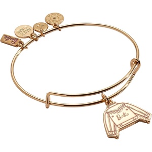 Alex and Ani Barbie Gold and Pink Jewelry(Alex and Ani Barbie™ Western Jacket Charm Bangle)