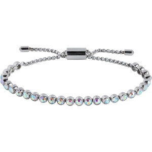 Alex and Ani Bolo Crystal Tennis Bracelet(Stainless Steel Gold)