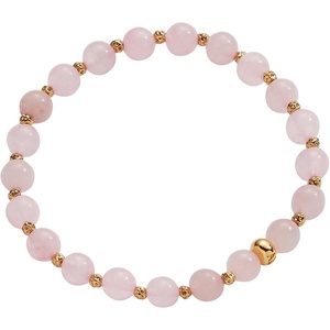 Alex and Ani Clear Quartz Healing Stone Stretch Bracelet(Rose Quartz)