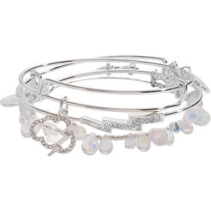 Alex and Ani Cloud, Lightening Bolt and Rain Drop Bangle Set of 3(Alex and Ani April Showers Bangle set of 3)