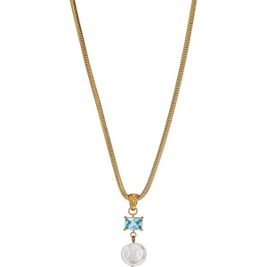 Alex and Ani Coin Pearl Drop Gold Jewelry(Coin Pearl Drop Pendant Necklace)