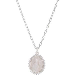 Alex and Ani Divine Guides St. Christopher Pendant Necklace(Shiny Silver)