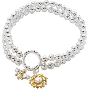 Alex and Ani Double Stretch Bracelets(Sunflower + Bee)