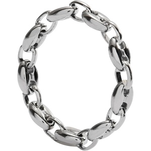 Alex and Ani Frozen Mariner Chain Rings(Stainless Silver)