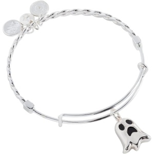 Alex and Ani Ghost Jewelry(Ghost ‘Only Here for the Boos’ Textured Bangle)