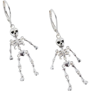 Alex and Ani Ghost Jewelry(Skeleton Drop Earring)