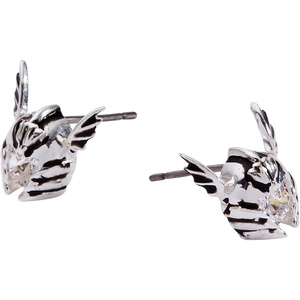 Alex and Ani HOUSE OF THE DRAGON® Earrings – Inspired Hoops & Studs, Nickel-Free, Hypoallergenic Finish(Daemon Targaryen Stud (Antique Silver))