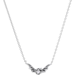 Alex and Ani HOUSE OF THE DRAGON® Necklaces – Dimensional Dragon & Helmet Pendants with Faceted Crystal, Nickel-Free, Unique Jewelry Gift(Syrax Necklace (Antique Silver))