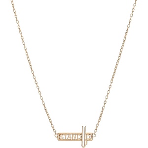 Alex and Ani Heart of Gold Pendant Necklace(Stand Up)