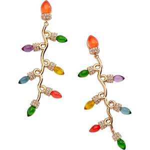 Alex and Ani Light Bulb Earrings(Gold)