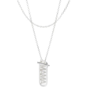 Alex and Ani Mama Toggle Pendant Necklace(Silver)