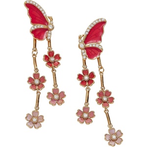 Alex and Ani New York Botanical Garden Floral Earrings(Alex and Ani New York Botanical Garden Butterfly Statement Earrings)
