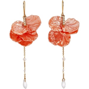 Alex and Ani New York Botanical Garden Floral Earrings(Alex and Ani New York Botanical Garden Peony Petal Statement Earrings)