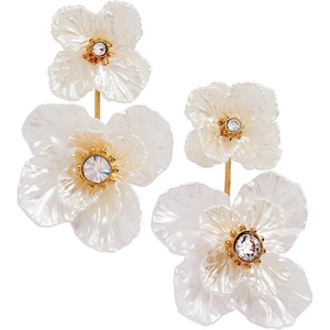Alex and Ani New York Botanical Garden Floral Earrings(Alex and Ani New York Botanical Garden Poppy Statement Earrings)
