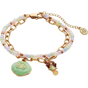 Alex and Ani Polly Pocket™ Jewelry – Nostalgic Enamel & Resin Charms, Adjustable Fit, Nickel-Free Finish(Shiny Gold)