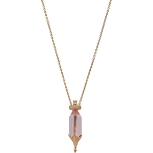 Alex and Ani Potion Bottle Slider Necklace(You Are Loved (Shiny Gold))