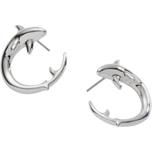 Alex and Ani Shark Jewelry(Hoop Earring)