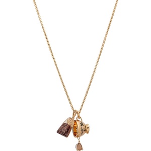 Alex and Ani ‘Spill the Tea’ Cup Charm Pendant Necklaces(Gold)