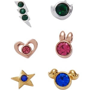 Alex and Ani THE POWERPUFF GIRLS Bubbles Crystal Inline Bracelet(THE POWERPUFF GIRLS™ Mismatch Stud  Set of 3)