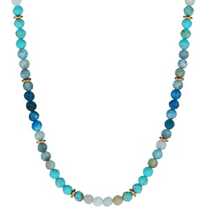 Alex and Ani Turquoise Ombre Semi-Precious Beaded Anklet(Turquoise Ombre Semi-Precious Beaded Necklace)
