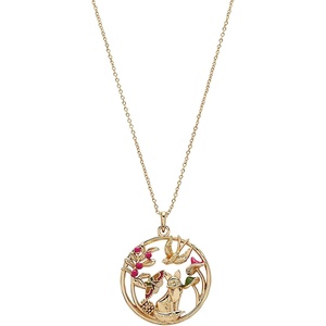 Alex and Ani Women’s Gold Woodland Pendant Necklace – Enamel Accents & Natural Stones: Moss Agate, Tiger’s Eye, Blue Aventurine, Pearl, Perfect Fall Jewelry(Woodland Pendant Necklace (Shiny Gold))
