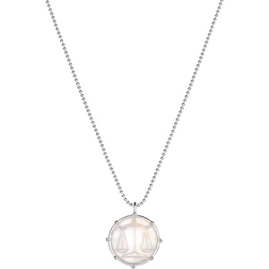 Alex and Ani Zodiac Charm Necklace(Alex and Ani Zodiac Necklace  Libra:Shiny Silver:Multi)