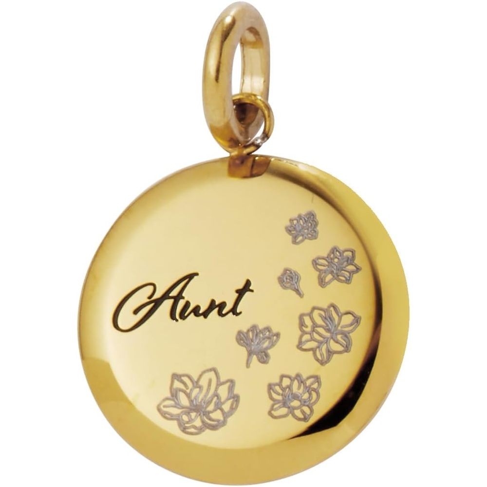 image:imageALEX AND ANI Aunt Flower Disc CharmStainless Gold