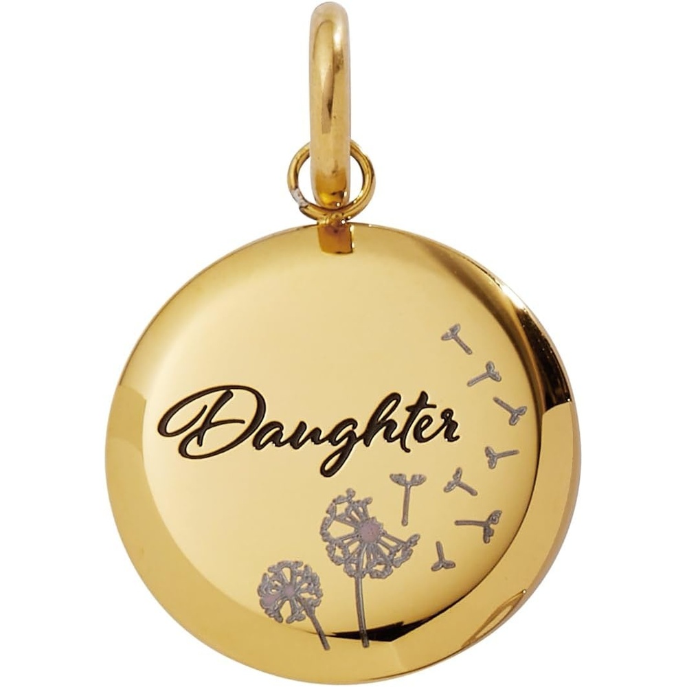 image:imageALEX AND ANI Daughter Dandelion Disc CharmStainless Gold