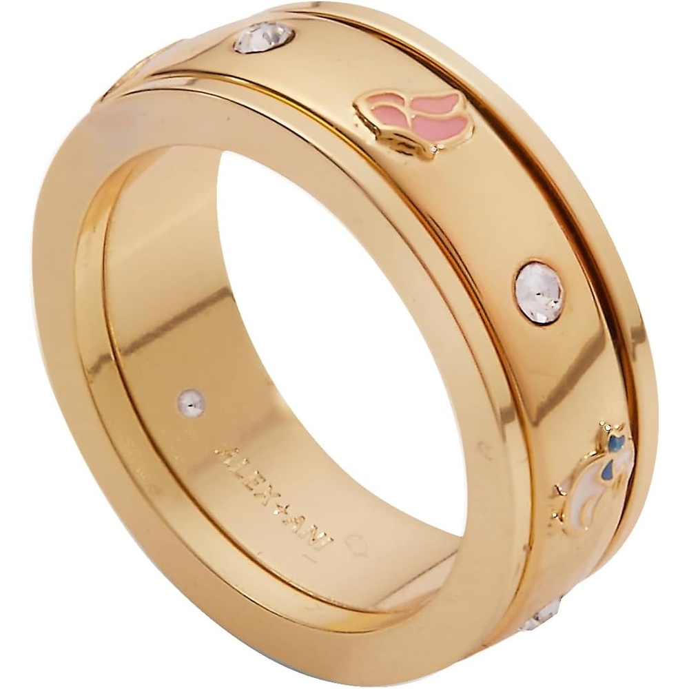 image:imageALEX AND ANI Garden Party Fidget Ring Brass Shiny Gold