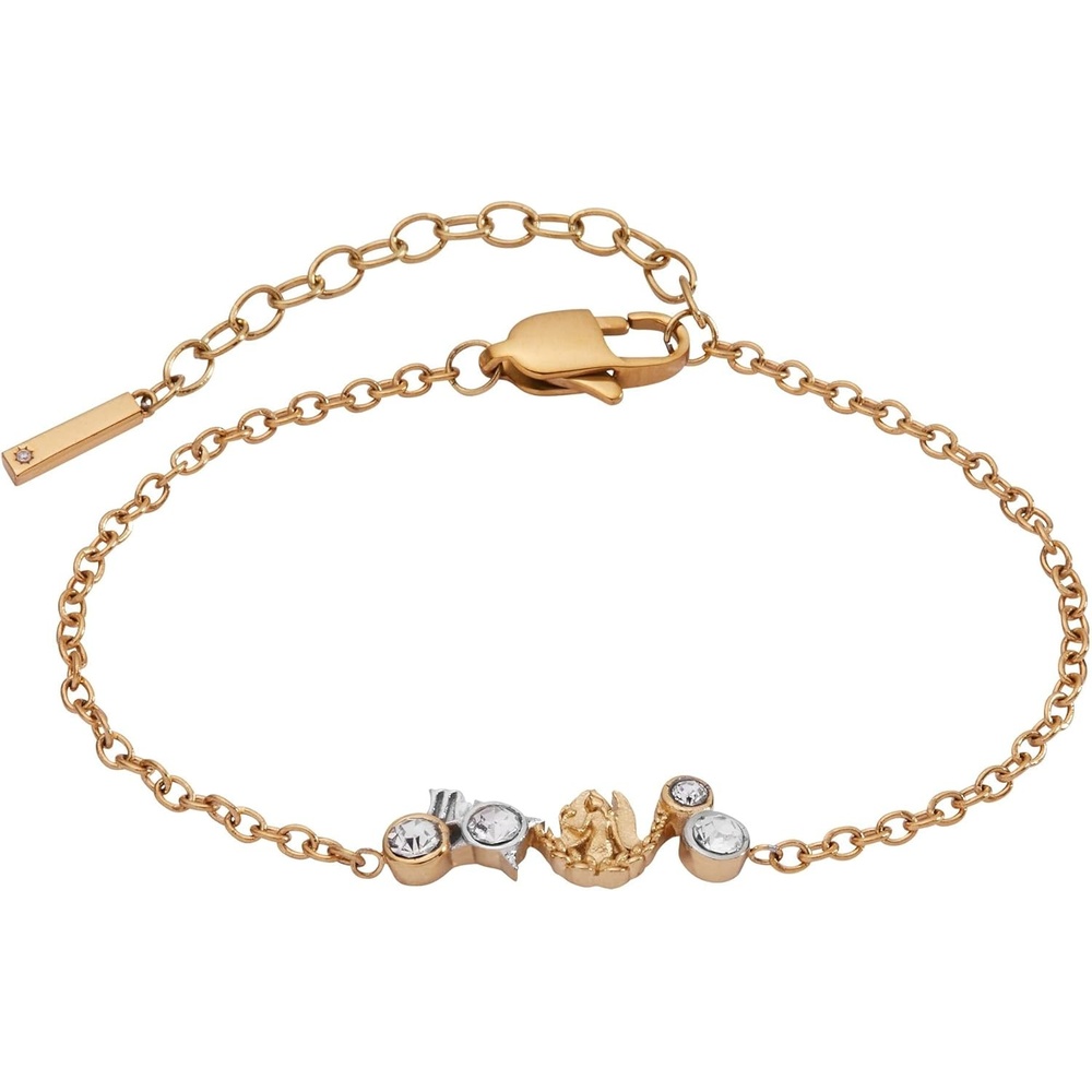 image:imageALEX AND ANI Zodiac Bracelet  TwoTone Stainless Steel with Clear Crystals NickelFree Zodiac Sign Bracelet for WomenVirgo