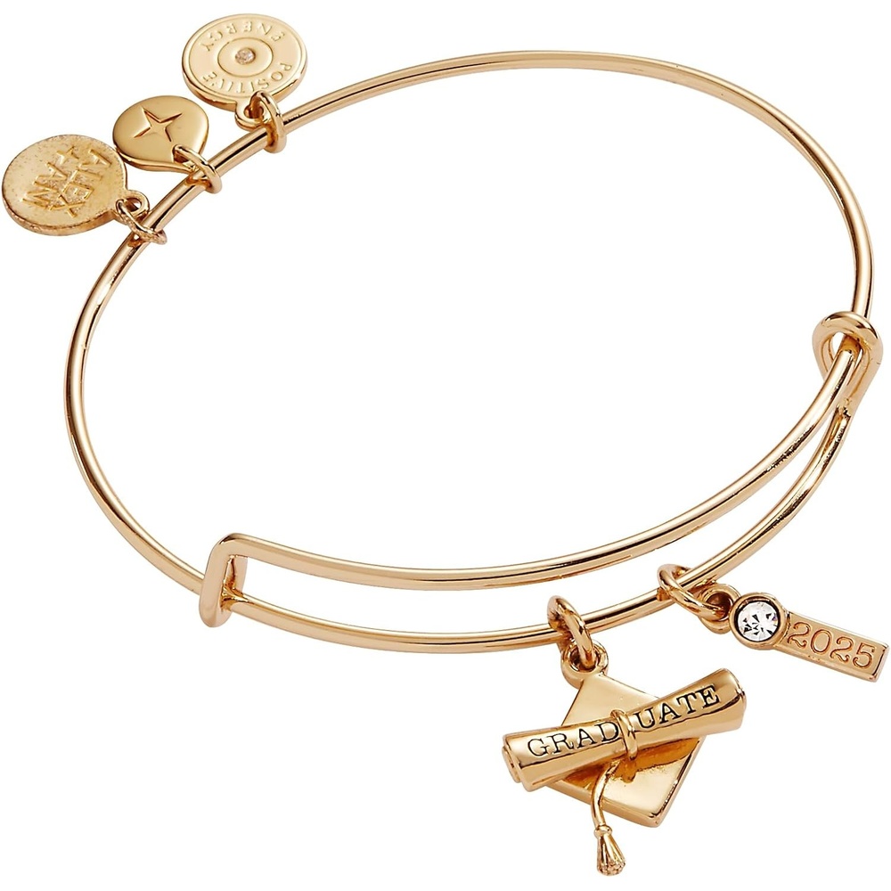 image:imageAlex and Ani 2025 Graduation Charm BangleGold