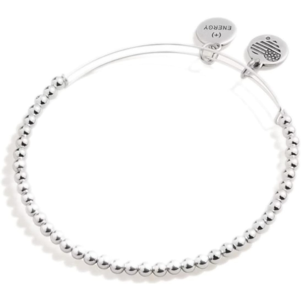 image:imageAlex and Ani Accents Beaded Expandable Bangle for Women Dot Beads 2 to 35 inShiny Gold Finish