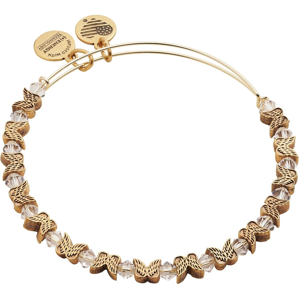 image:imageAlex and Ani Angel Wing Beaded BangleGold