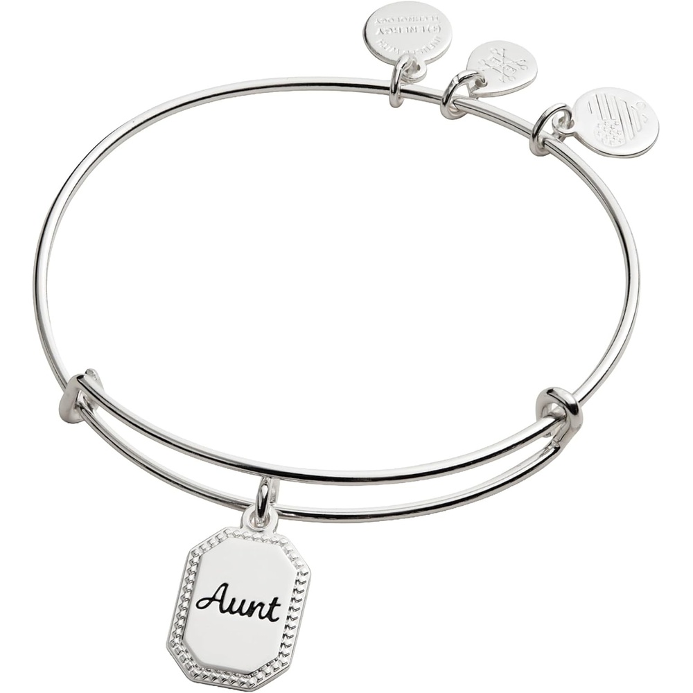 image:imageAlex and Ani Aunt Trusting Guide Charm BangleShiny Antique Silver