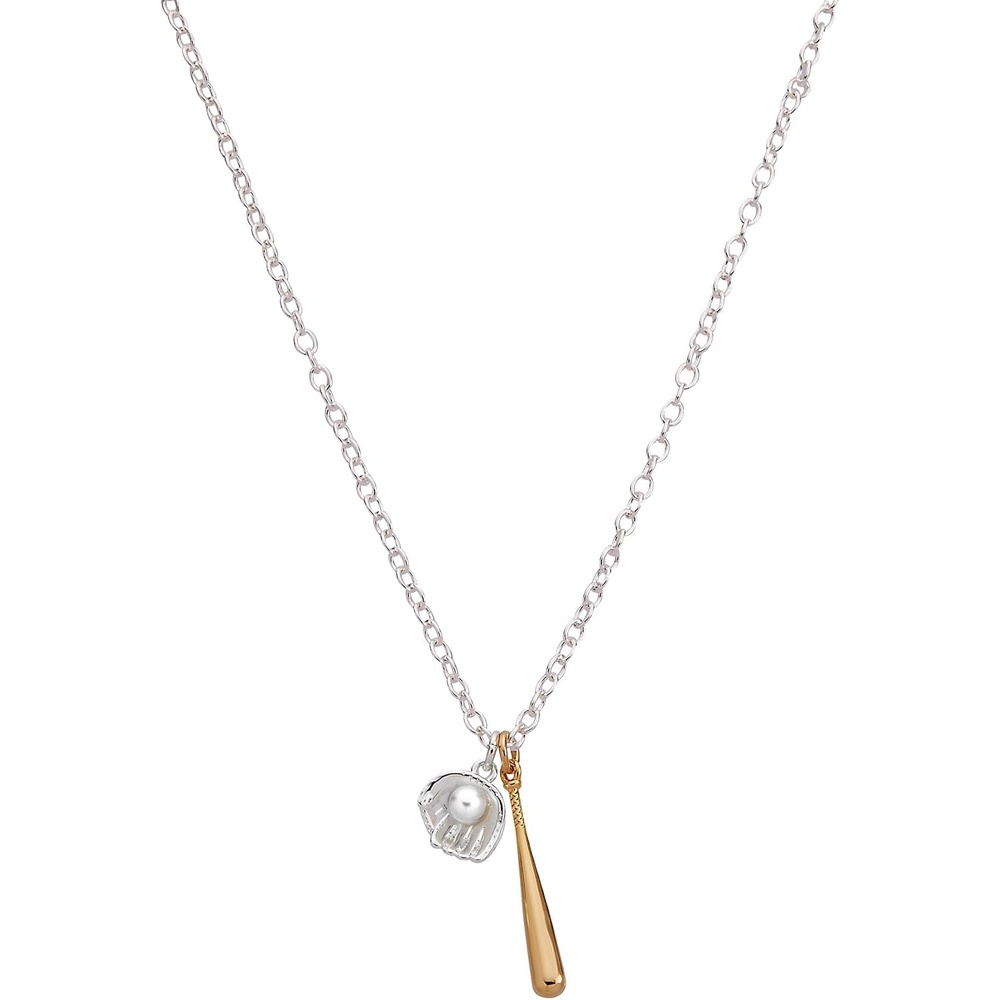 image:imageAlex and Ani Baseball Duo Charm Pendant Brass Two Tone