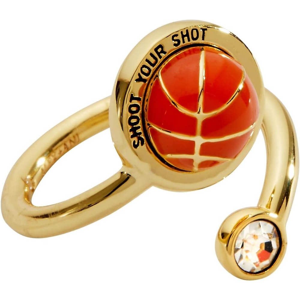 image:imageAlex and Ani Basketball Open Fidget Ring Brass Shiny Gold