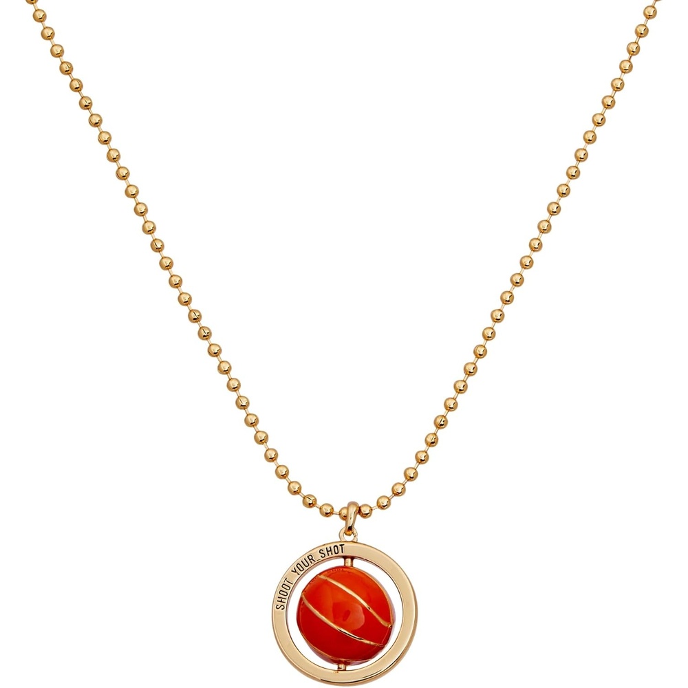 image:imageAlex and Ani Basketball Spinner Pendant Brass Shiny Gold