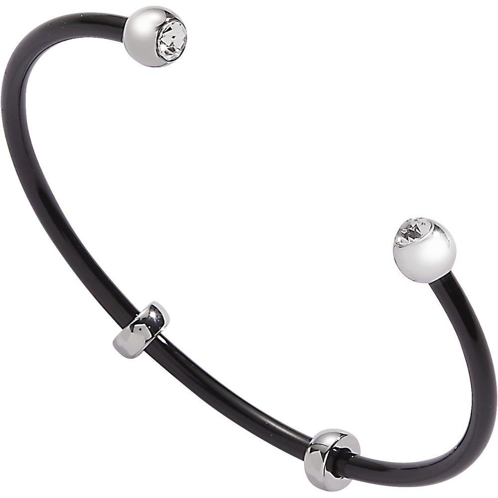 image:imageAlex and Ani Bezel Stone Enamel CuffBlack