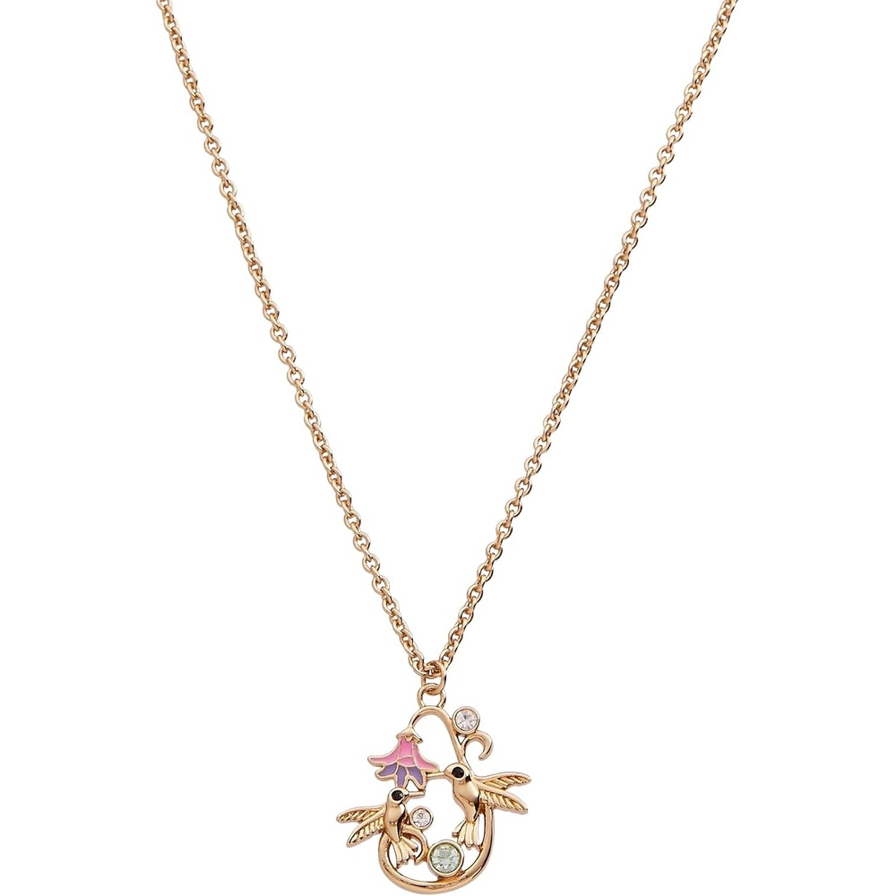 image:imageAlex and Ani Birds of a Feather Enamel Pendant Brass Shiny Gold