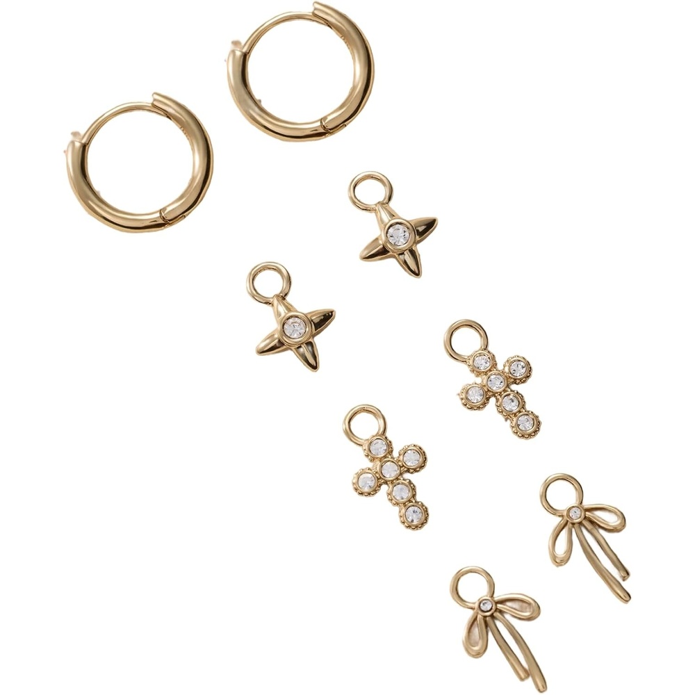 image:imageAlex and Ani Coquette Christian EarringsHuggie Set of 3
